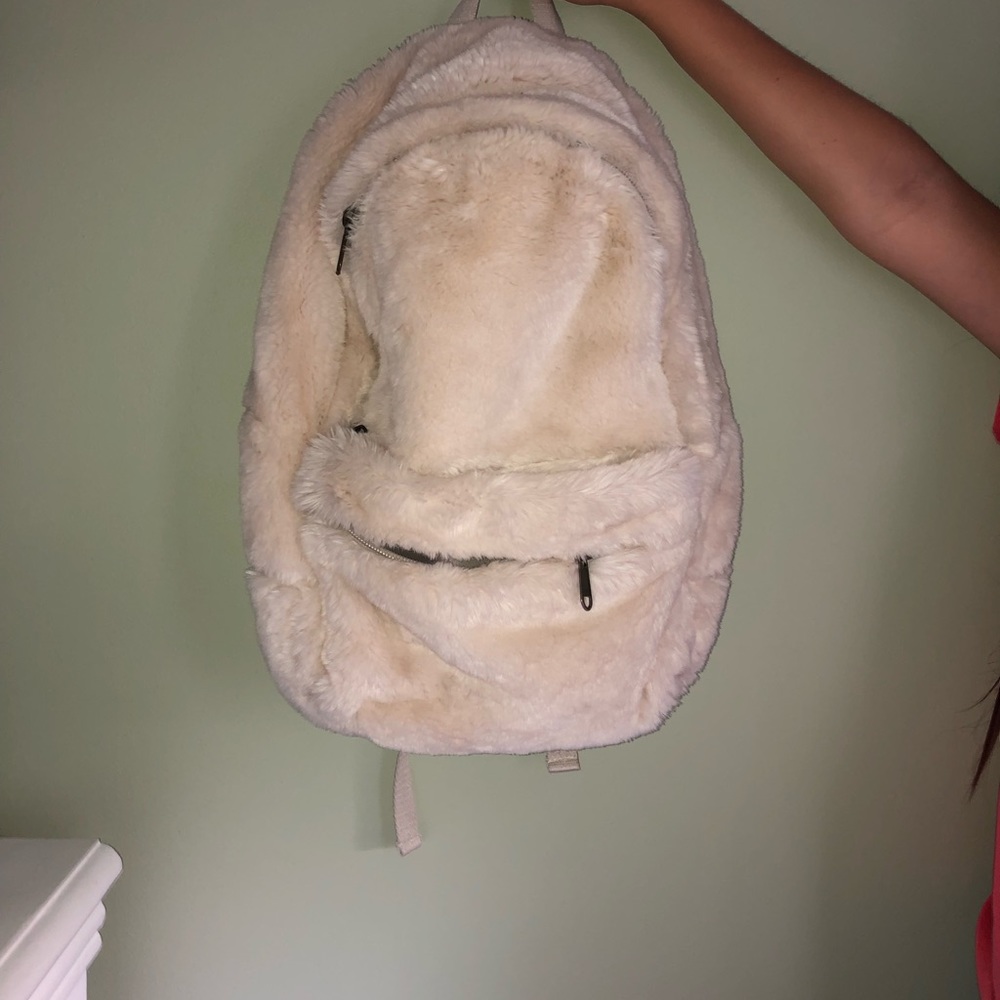 Pottery Barn Teen Fuzzy Backpack